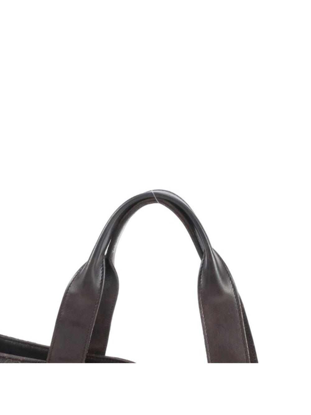 Gucci GG Canvas Leather Tote Shoulder Hand Brown Ree - Picture 2 of 10